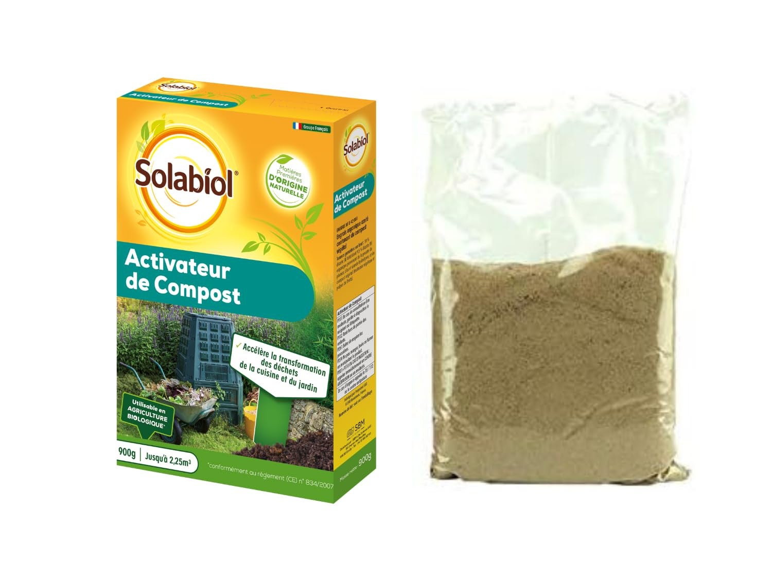 Activador de Compost Natural Solabiol - 900 g - Listo para Usar - 4