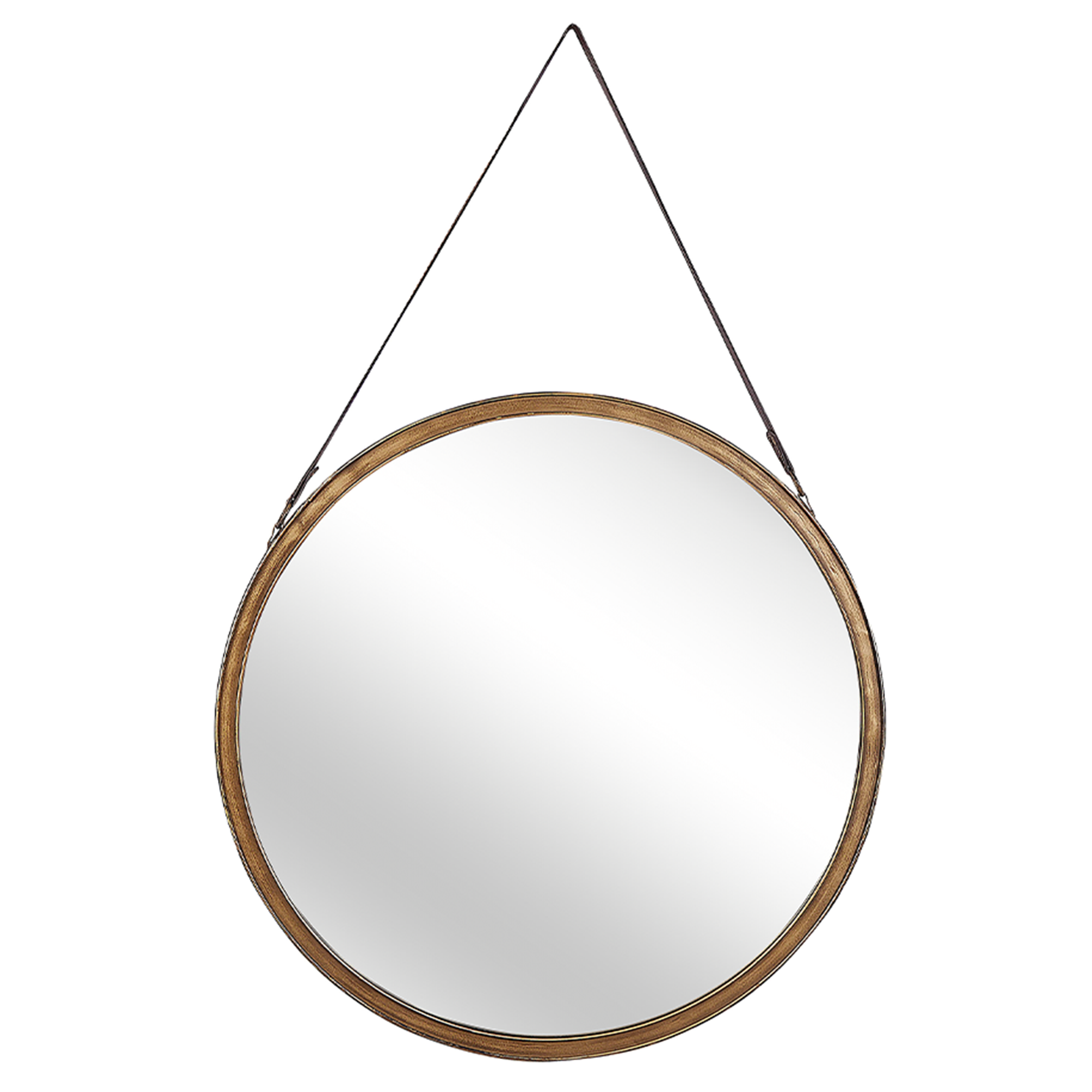 Oglindă de perete AUTUN 60 cm 60 cm Metal Auriu