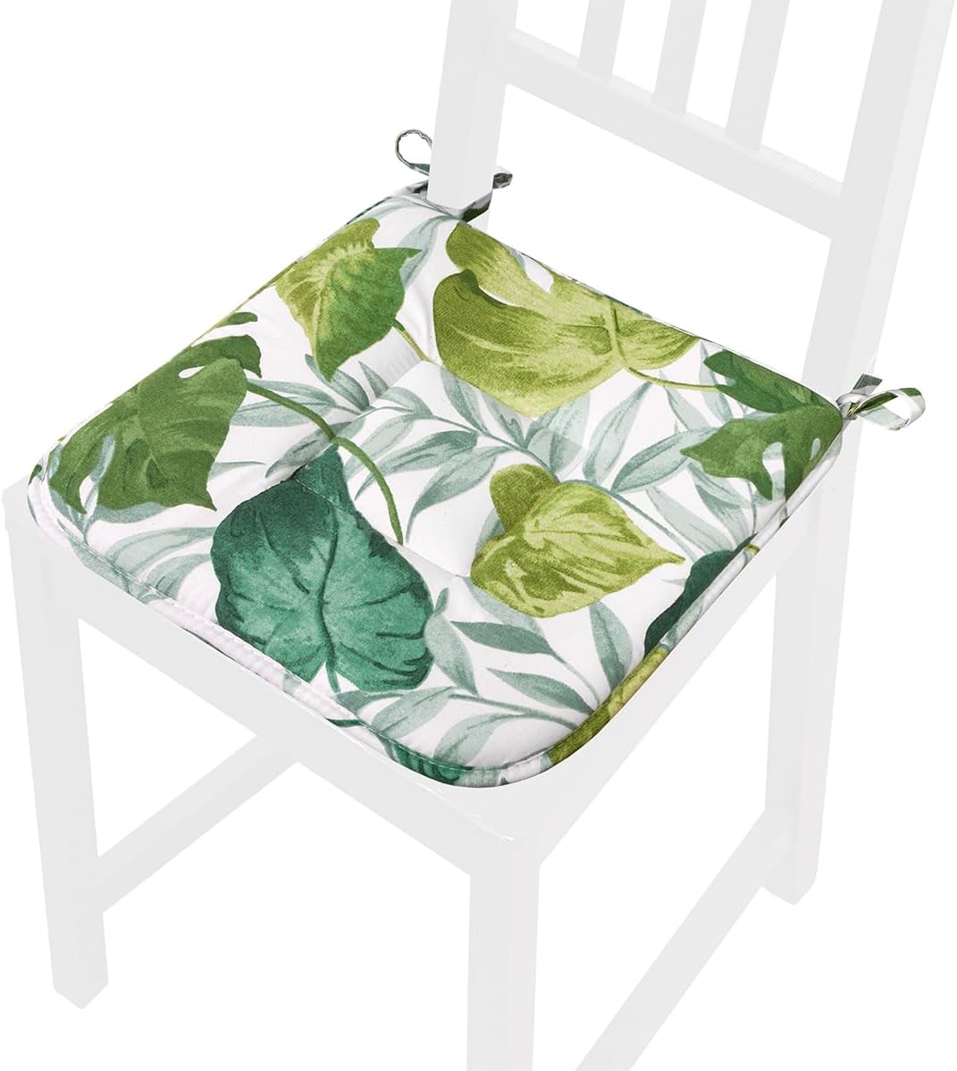 Set 4 Cuscini Sedia Impermeabili 40x40 Verde Scuro Scozzese ABAKUHAUS