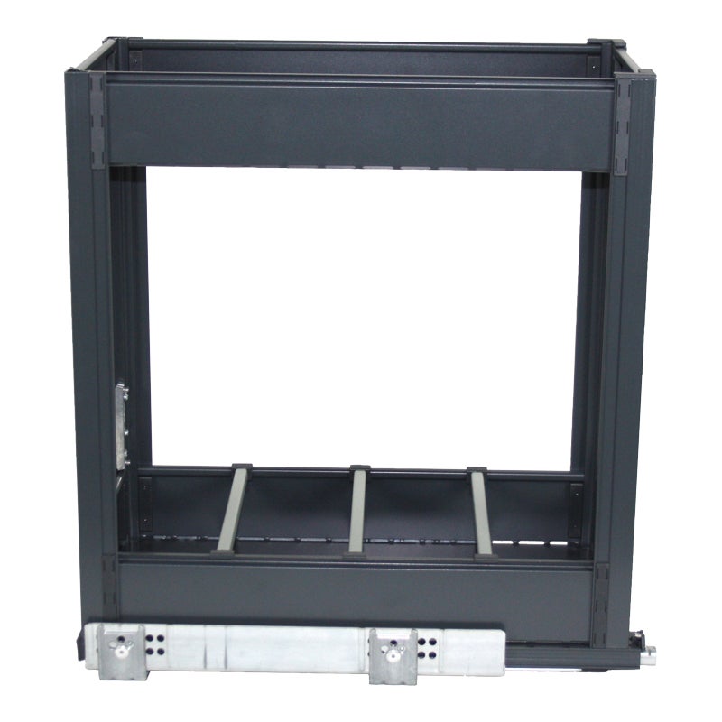 Combiné porte-bouteilles - Décor : Argent / Gris - Largeur : 359 mm - Pour caisson de largeur : 400 mm - GASPERIN - 3