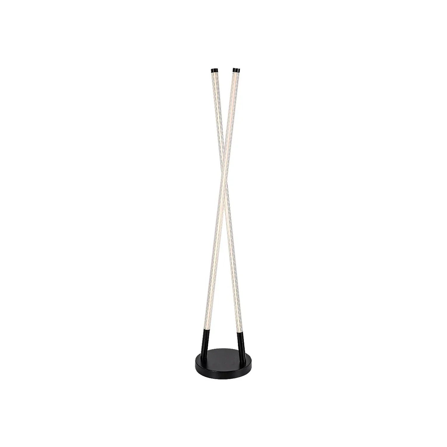 Lampa podłogowa stojąca Nivaro biało-czarna LED 28W 3000K 3050lm wym: 115 x 22 x 22 cm akryl Rabalux