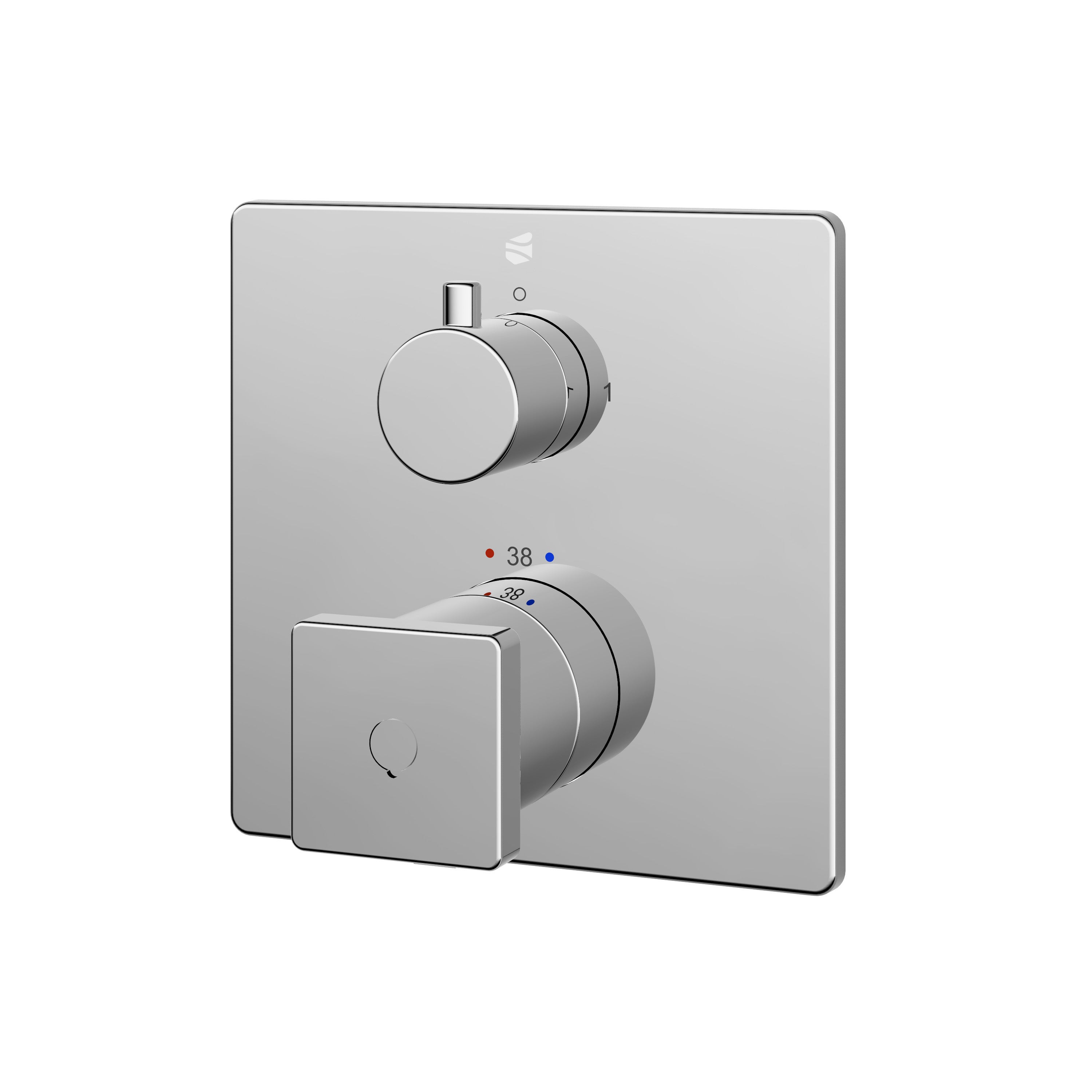 Bernstein Bateria termostatyczna podtynkowa LAVOA chrom 1 odbiornik wody