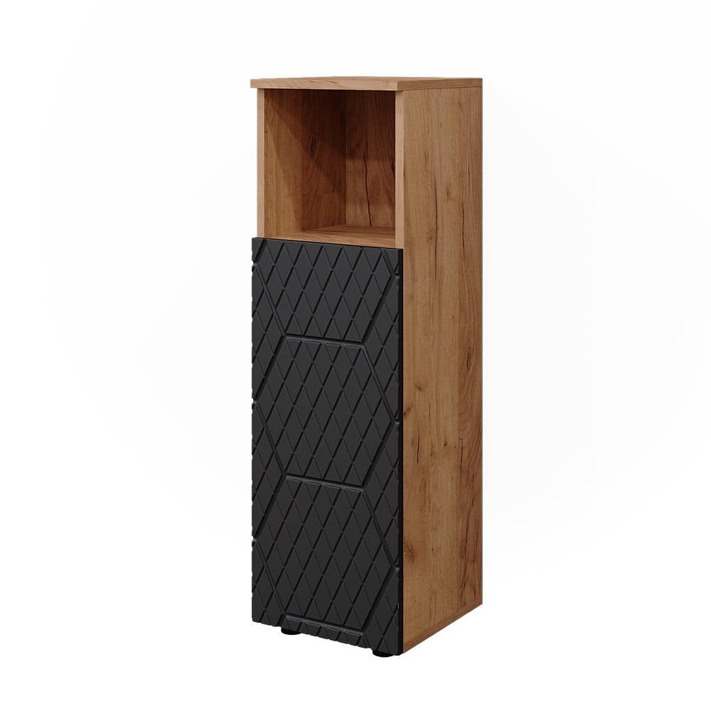 Vicco Szafka Midi Irma, Antracyt o strukturze plastra miodu, 30 x 95 cm