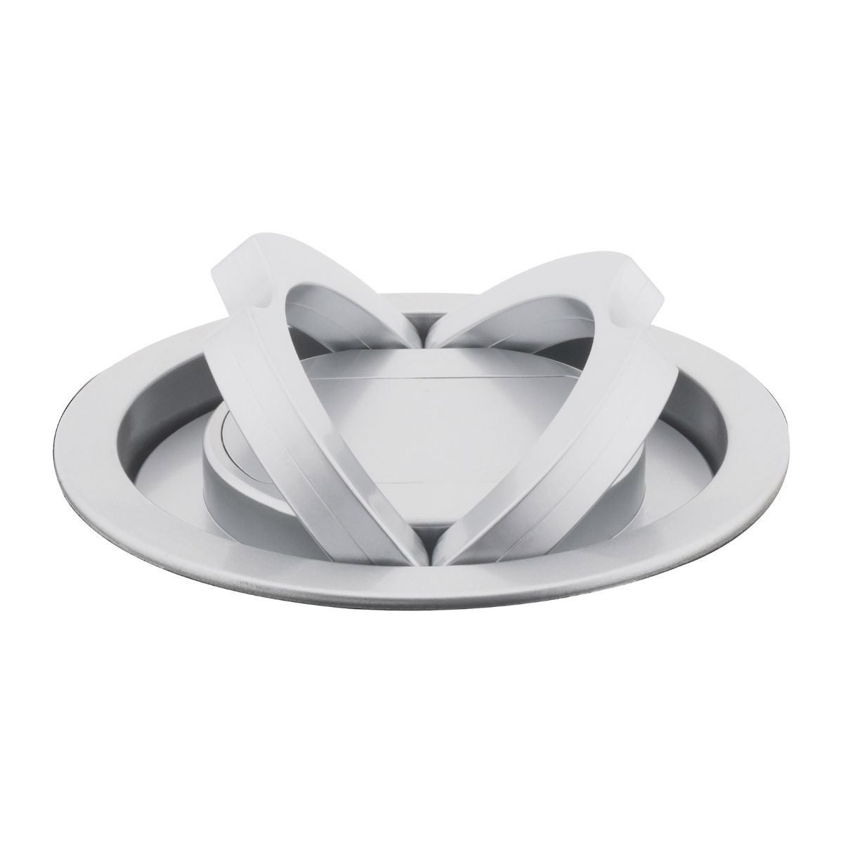 Multiprise encastrable cuisine 3 prises Schuko 16A - Gris - Otio - 5