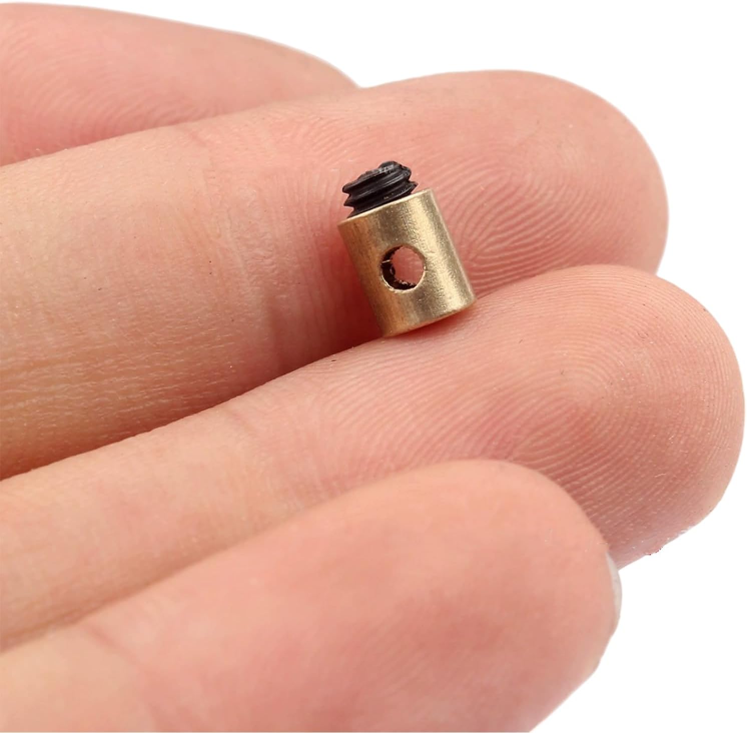 10 pièces Câbles et gaines de frein vélo(5 x 6 mm),Serre-câble d'accélérateur universel en laiton, serre-fil de moto,pour Accélérateurs - 2