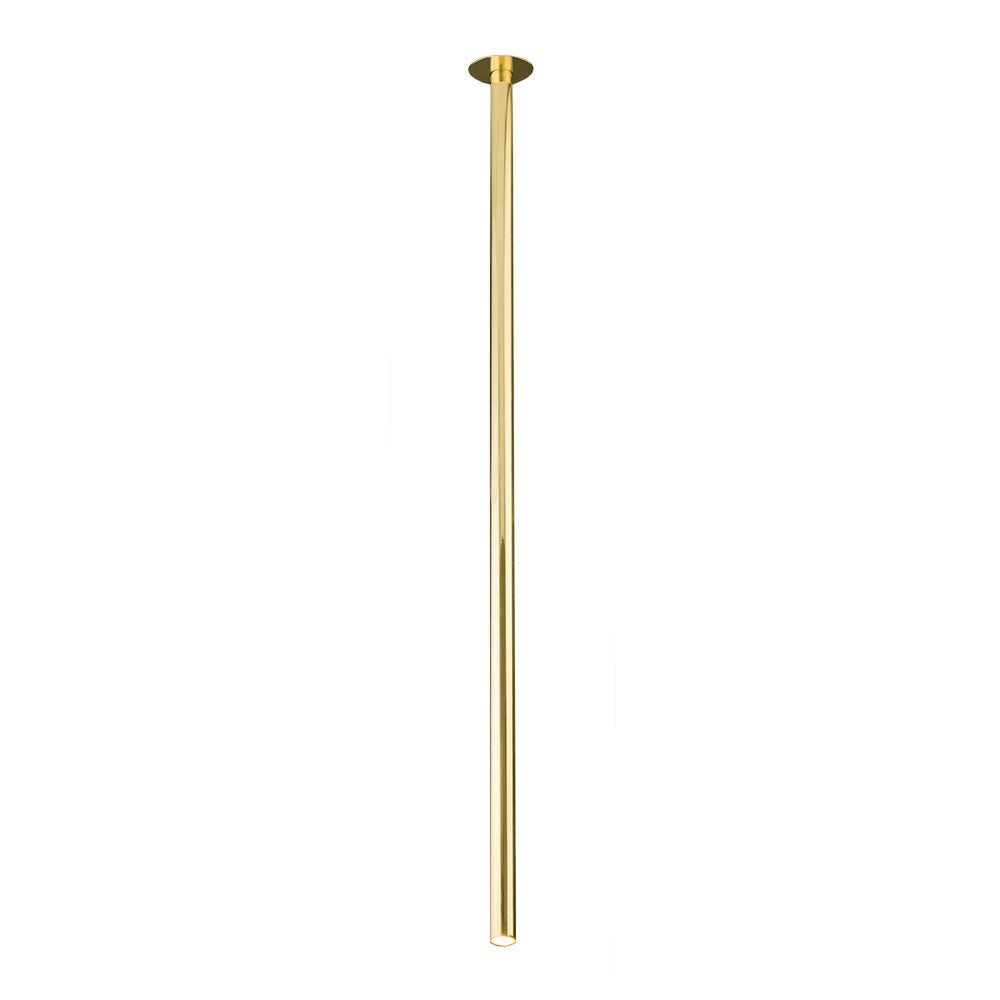 Oprawa sufitowa wpuszczana podtynkowa Alha mosiądz polerowany 1xG9x2.5W okrągła IP20 wym: 130 x 6 x 6 cm mosiądz Dohar
