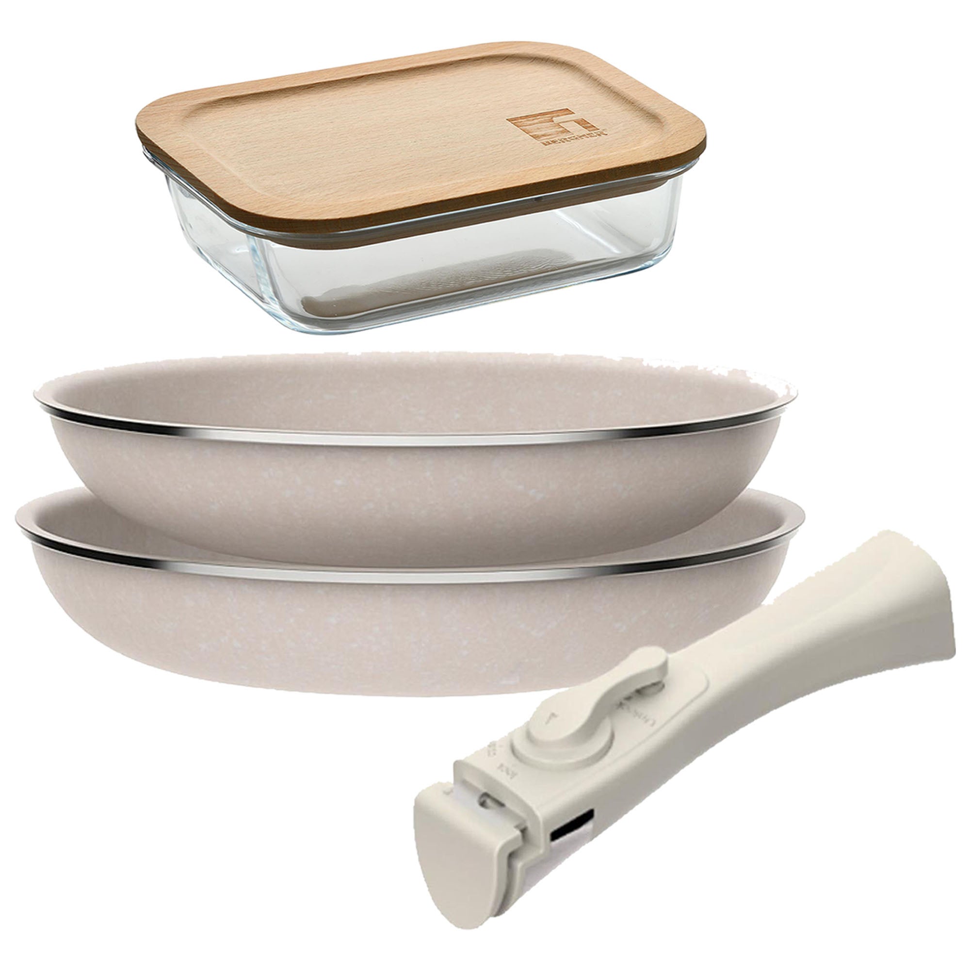 Poêle à Frire Antiadhésive 24 Cm - Réutilisable, Compatible Induction Et Gaz, Parfaite Pour Maison Et Camping