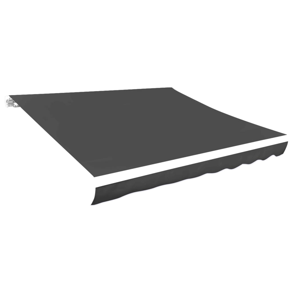 Tendone Parasole in Tela Antracite350x250 cm CFW93628 - 2