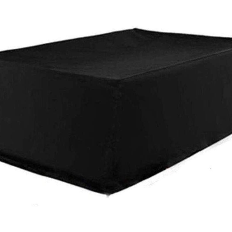 Stół ogrodowy z pokrowcem z tkaniny Oxford 210D odpornej na warunki atmosferyczne i rozdarcia, odpowiedni do mebli ogrodowych, wymiary: 170 x 94 x