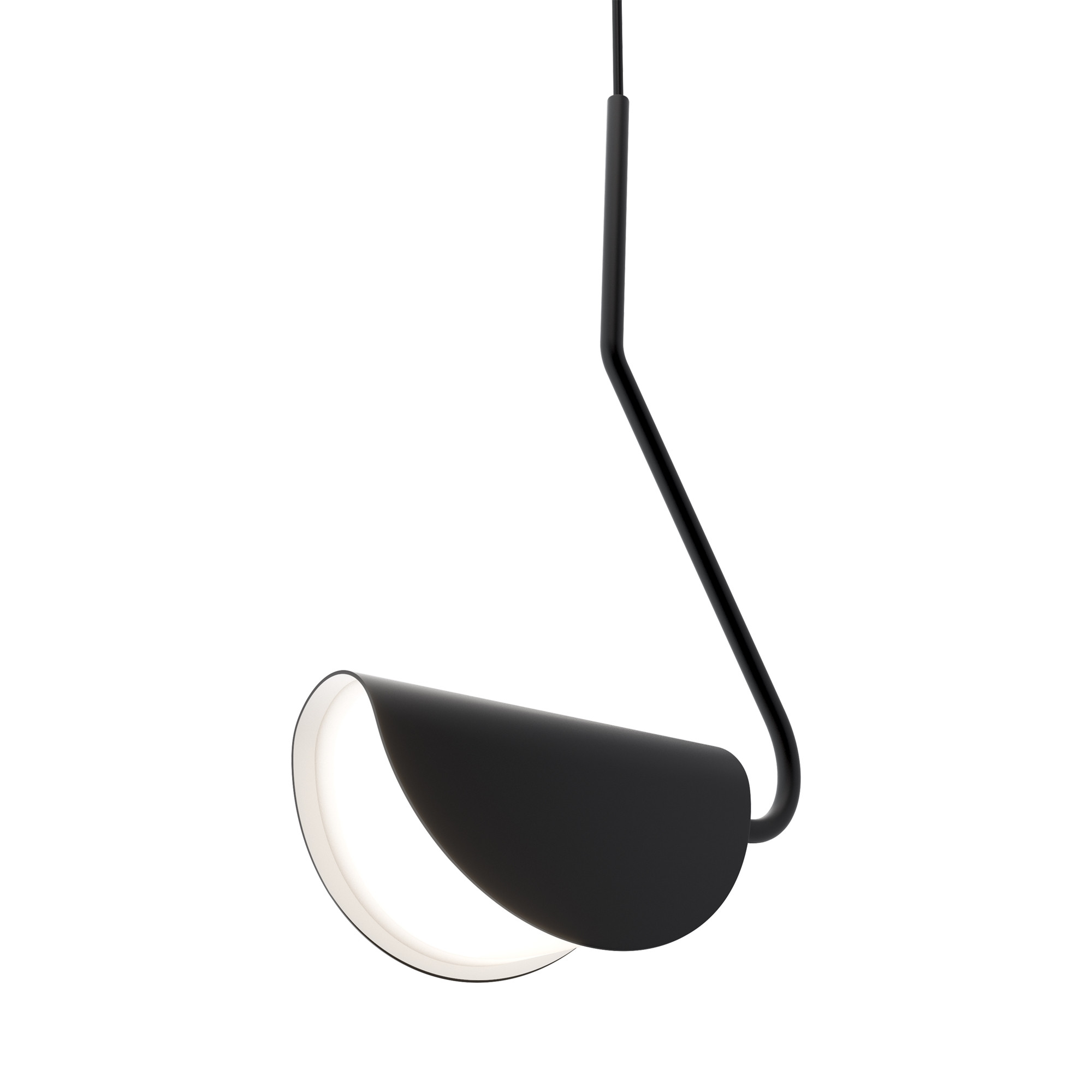 Lampa wisząca Mollis czarna 1xG9x28W miniamlistyczna wym: 145 x 23 x 9,5 cm metal Maytoni