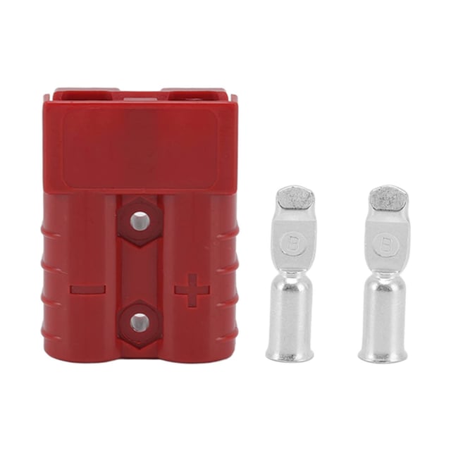 Connettore di alimentazione ad alta corrente da 50 A 600 V, pannello solare a doppio polo, sistema a doppia batteria (1 set rosso)