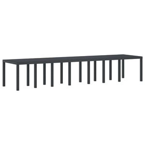 Mueble TV 6 cajones 206 cm Andrea Gris Antracita y Madera Mueble TV 6 cajones 206 cm Andrea Gris Antracita y Madera