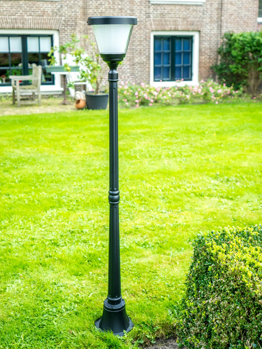 Réverbère solaire Iplux® Oslo 160cm- Haute qualité - Durée de combustion 15 heures - 3