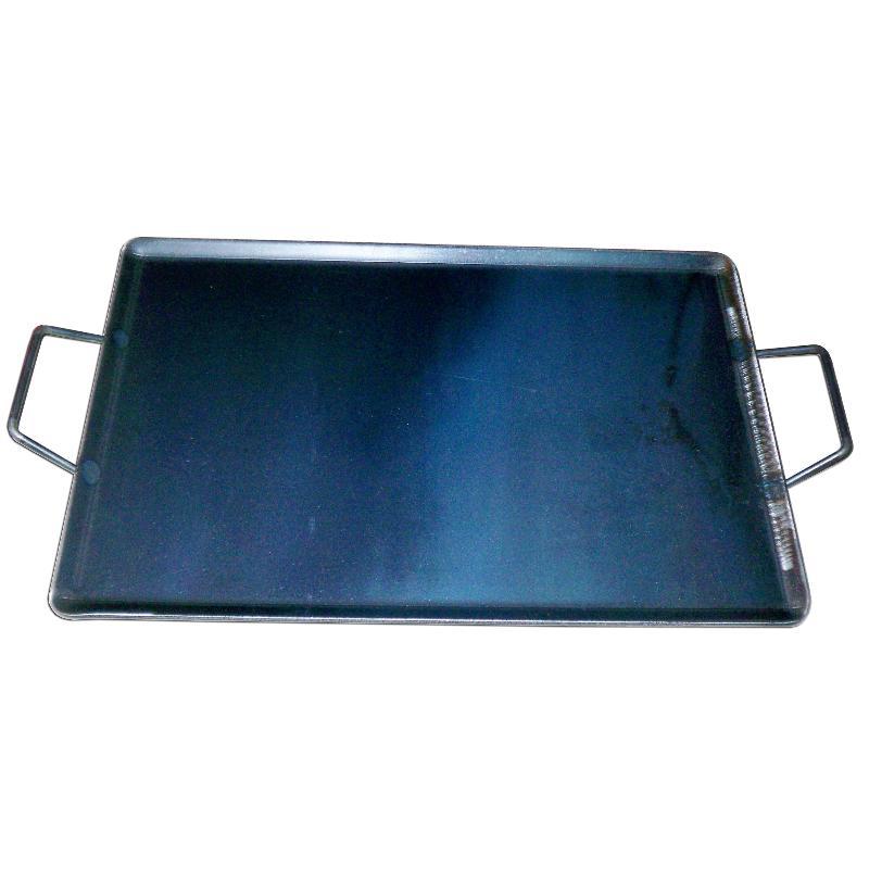 Scame piastra modulo doppio mis.1 in metallo cpmpleto di supporti 655.32012