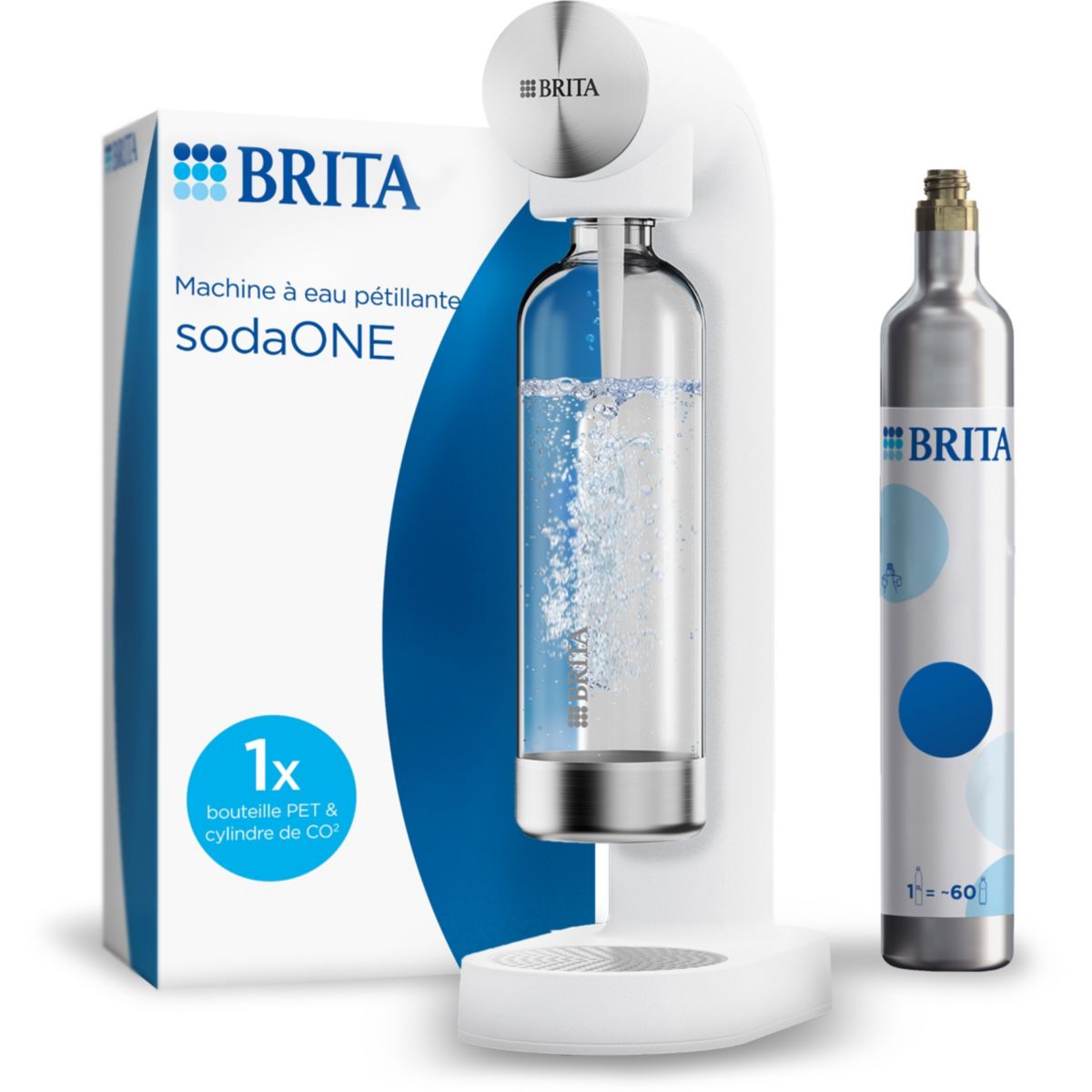 Brita Saturador Sodaone (Blanco) Blanco , Leroy Merlin