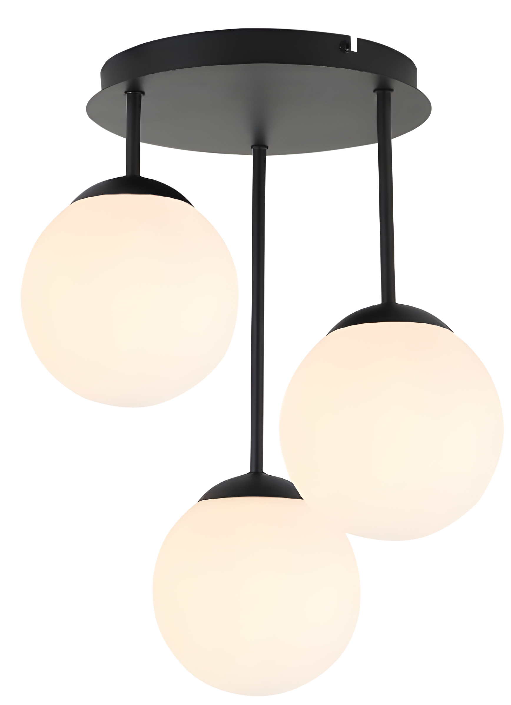 Lampa Sufitowa Wisząca Toolight App1815-3Cpr Czarny Biały