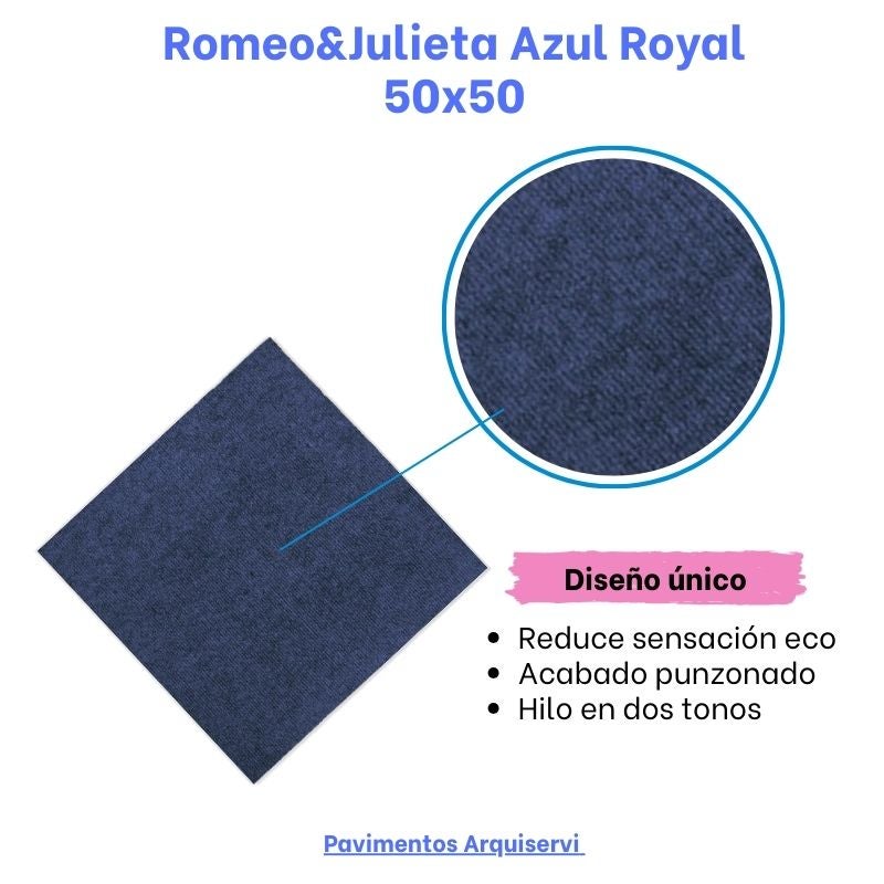 Arquiservi - Moqueta en loseta Viena Royal 50x50 (10M2) | Antiestática, insonorizante y apta para oficinas y hogar - 5