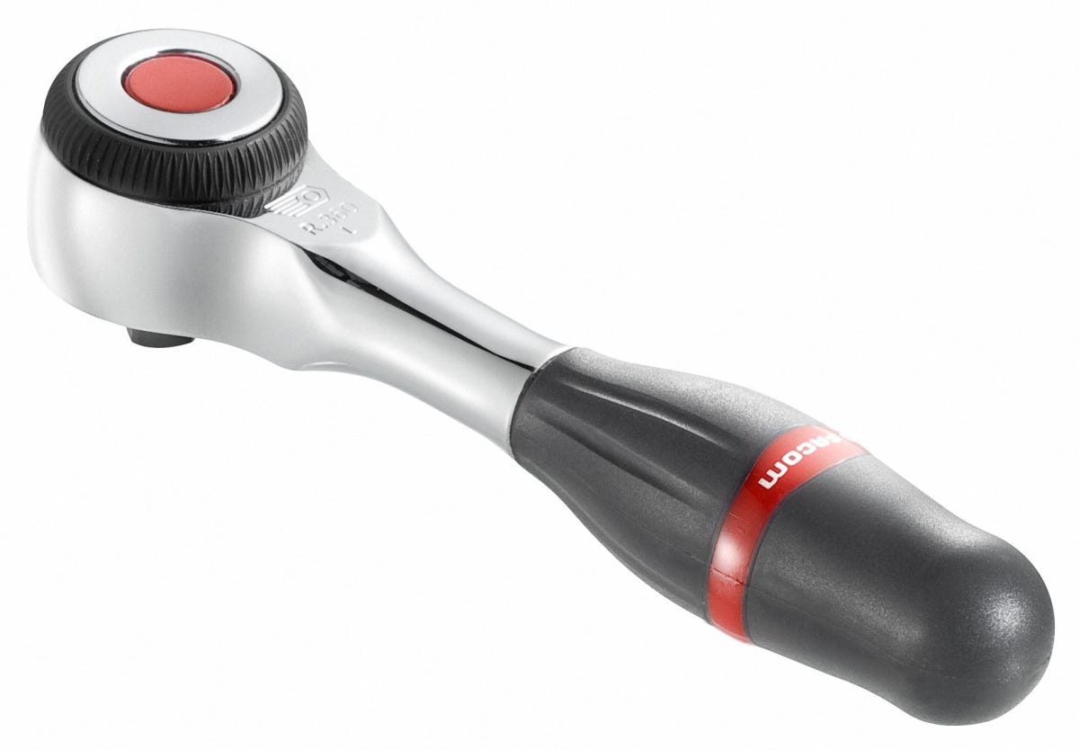 FACOM R.180HX - Cliquet 1/4'' Ultra-compact, Tête Flexible 180° Pour FACOM R.180HX - Cliquet 1/4'' Ultra-compact, Tête Flexible 180° Pour