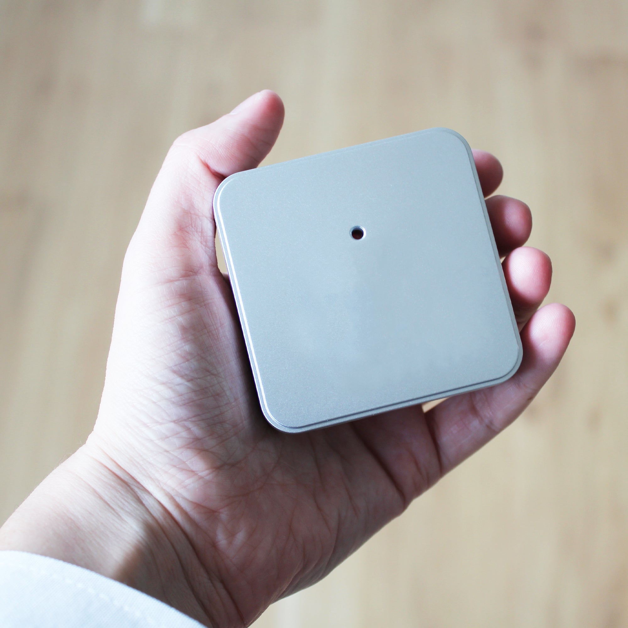 Stazione Meteo Color & Wood FISHTEC Radio Controllata Schermo XL Colori Legno Argento Sensore Esterno Fasi Lunari Doppia Sveglia 7 Lingue - 9