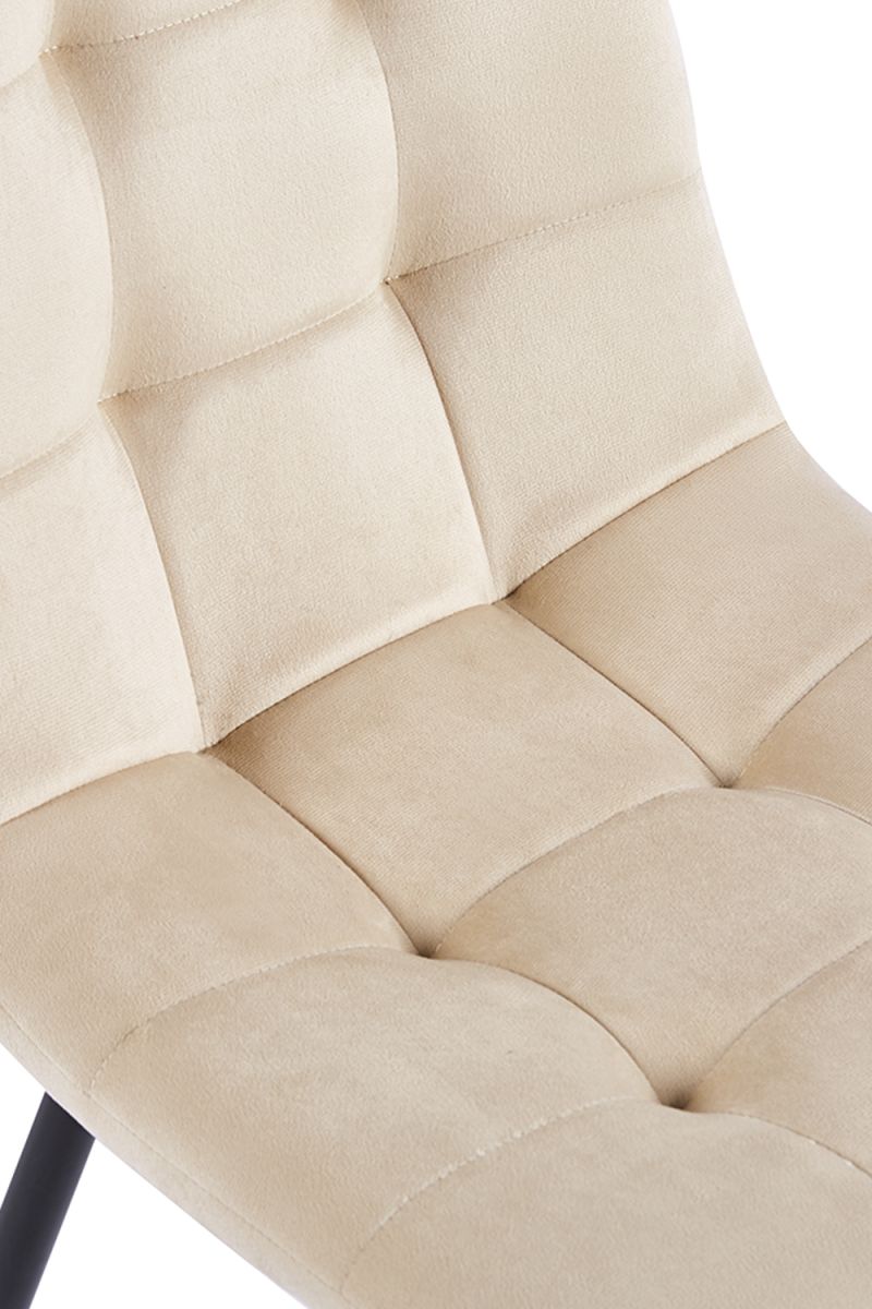 Cadeira Stuhl Veludo - Beige - 6