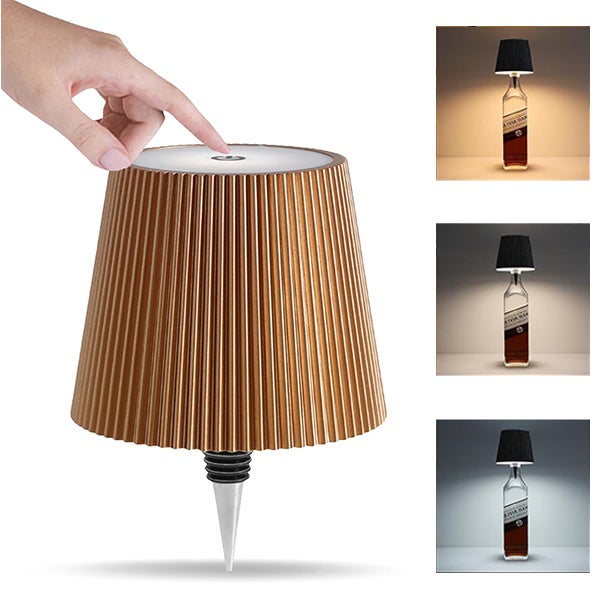 Lampe Bouteille Led Sans Fil Brabola Lampe De Bouteille De Vin