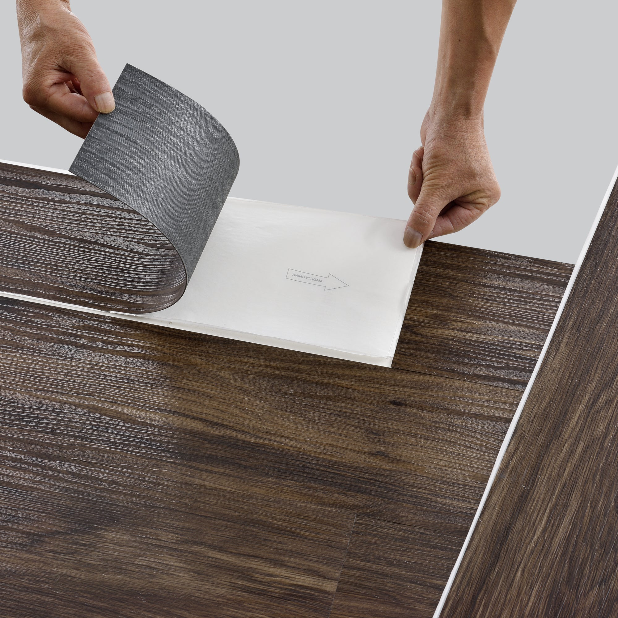 Pisos de vinilo laminados de pvc 7 planchas 0,975 m² roble ahumado (smoked oak) [neu.holz]