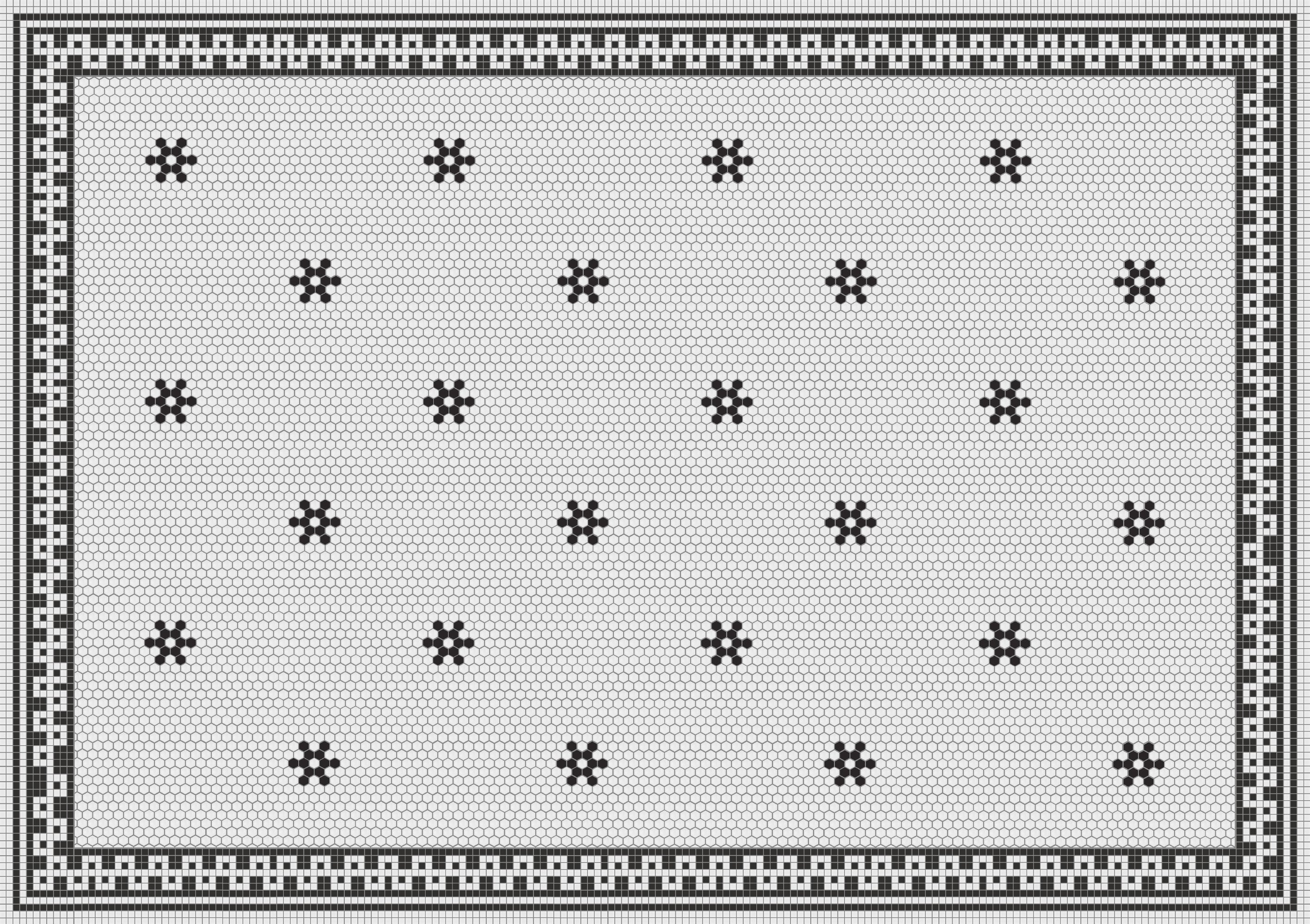 Dywan winylowy Bonnie 120x170 cm - antypoślizgowy dywan PVC do kuchni lub salonu, wodoodporny, zmywalny, ognioodporny