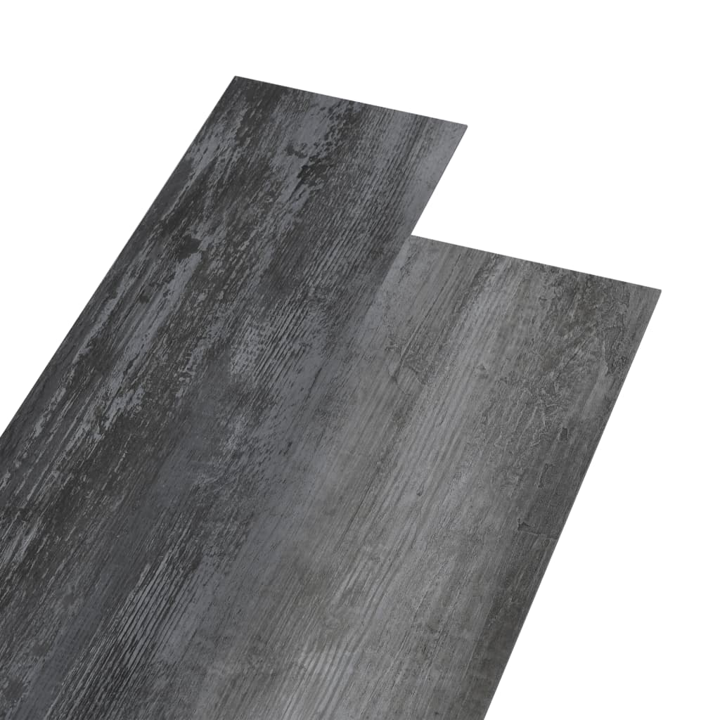 Lamas para suelo pvc autoadhesivas | tarimas de suelo | tarimas autoadhesivas gris brillante 5,02 m² 2 mm cfw15167