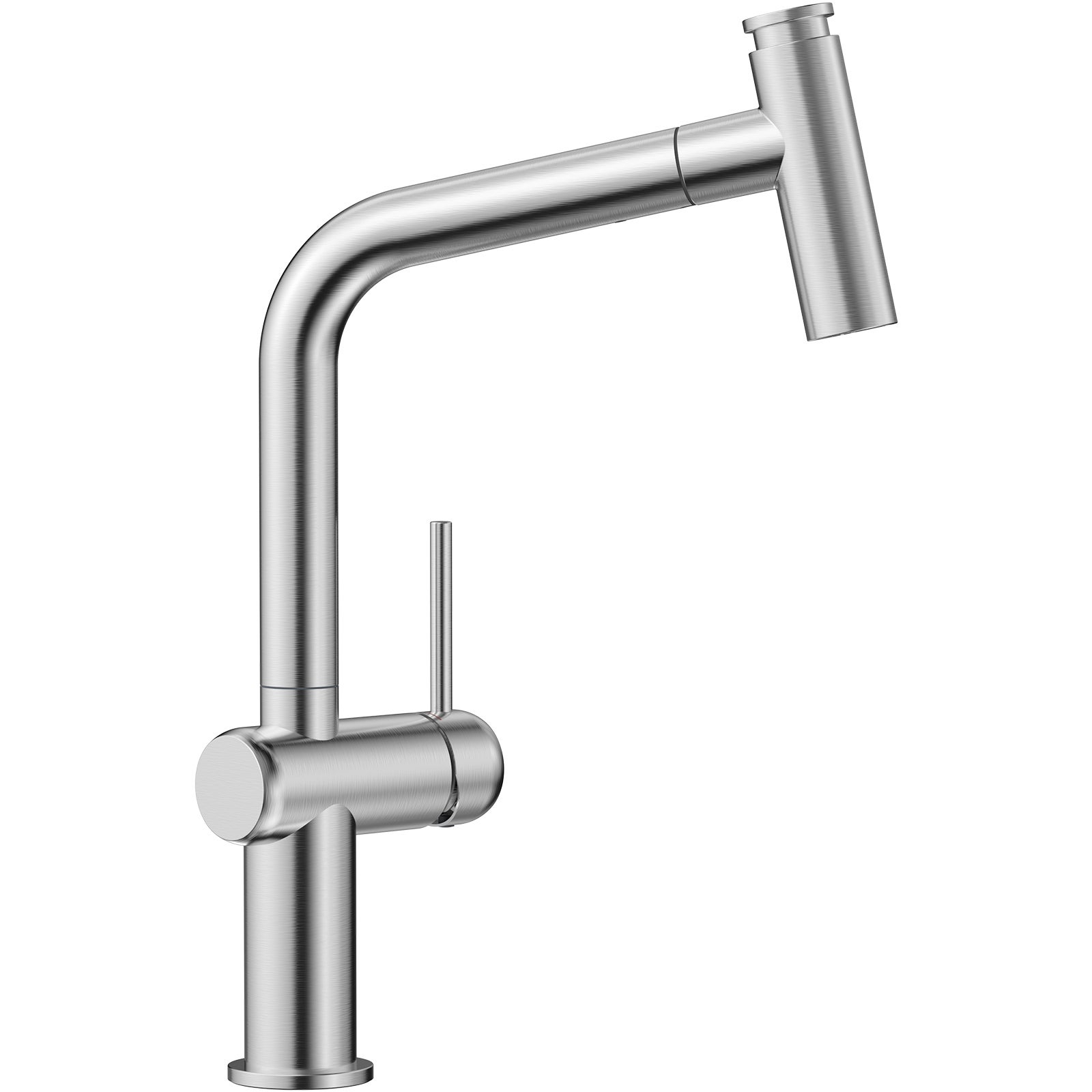 Torneira de cozinha com chuveiro de mão, torneira misturadora de cozinha com rotação de 360°, torneira com 2 modos de spray escovado - 7