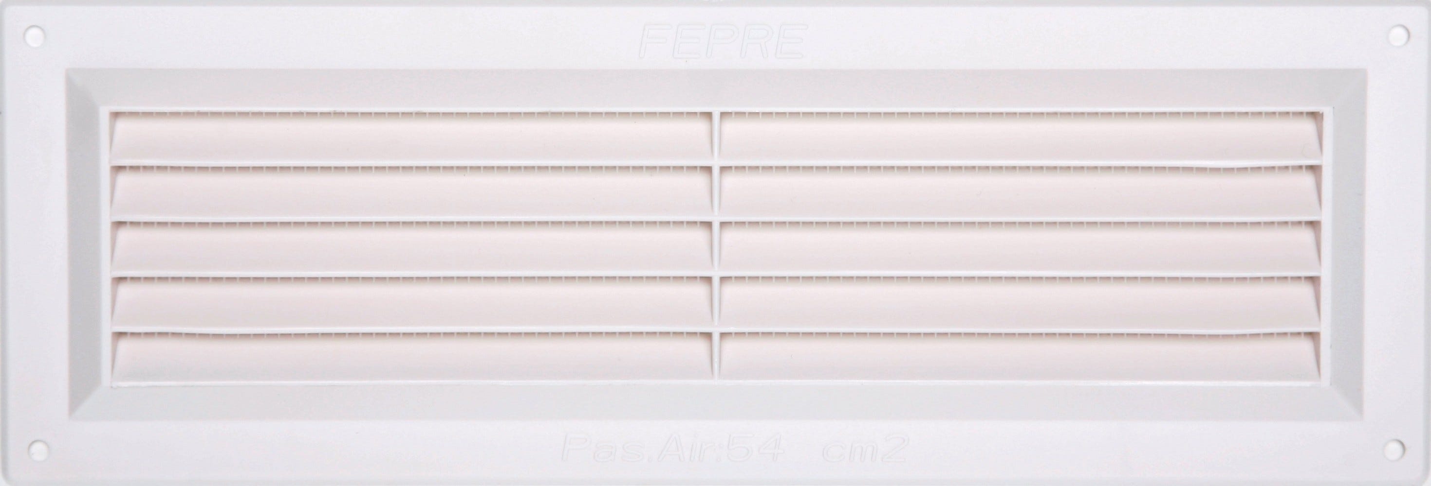 Griglia Di Ventilazione Con Rete Antinsetti Ø100 Mm - Bianca In ABS Per Esterno E Interno - Foto 6