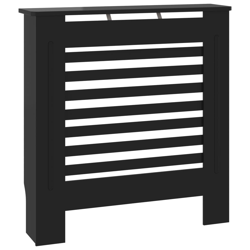 Cache-radiateur，Enjoliveur de radiateur，Habillage de radiateur MDF Noir ...