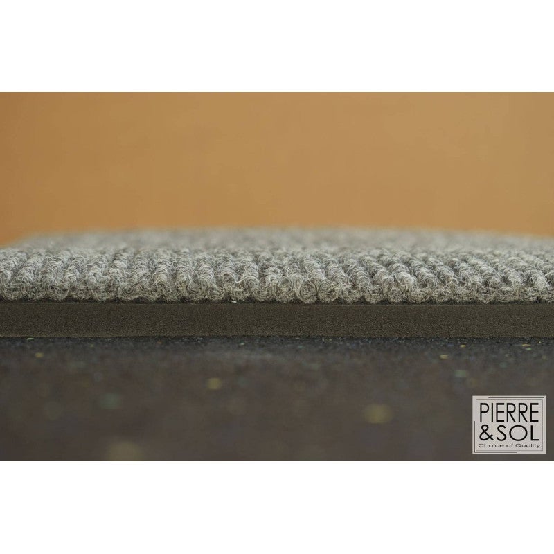 Paillasson en polypropylène surface rainurée - Decorib DCR - Nouveau design - Rosco - Gris 884 x 584 mm - 3