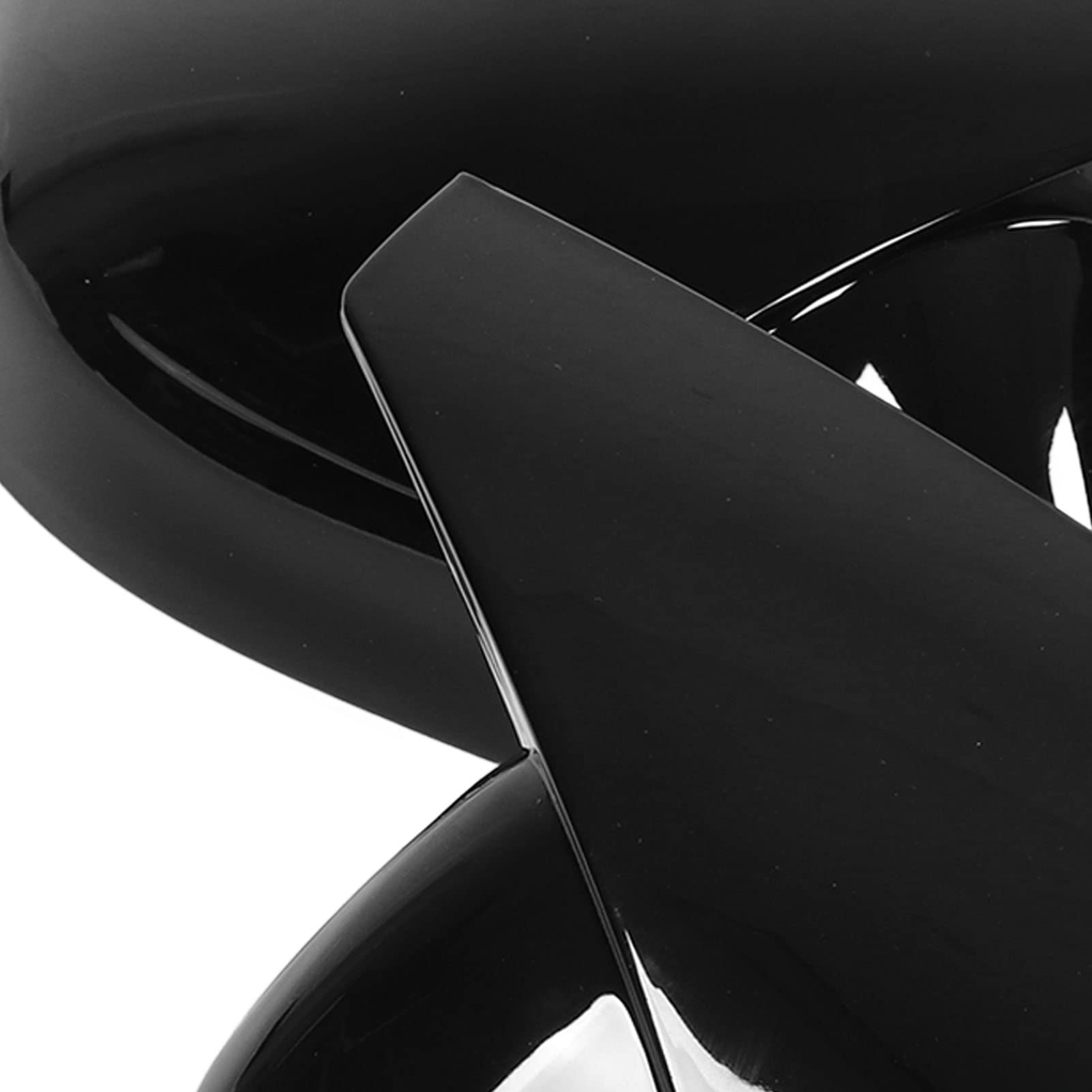 Copri specchietti retrovisori laterali stile clacson, copri specchietti retrovisori laterali per S4 RS4 B9 2015-2019 (nero lucido) - 9