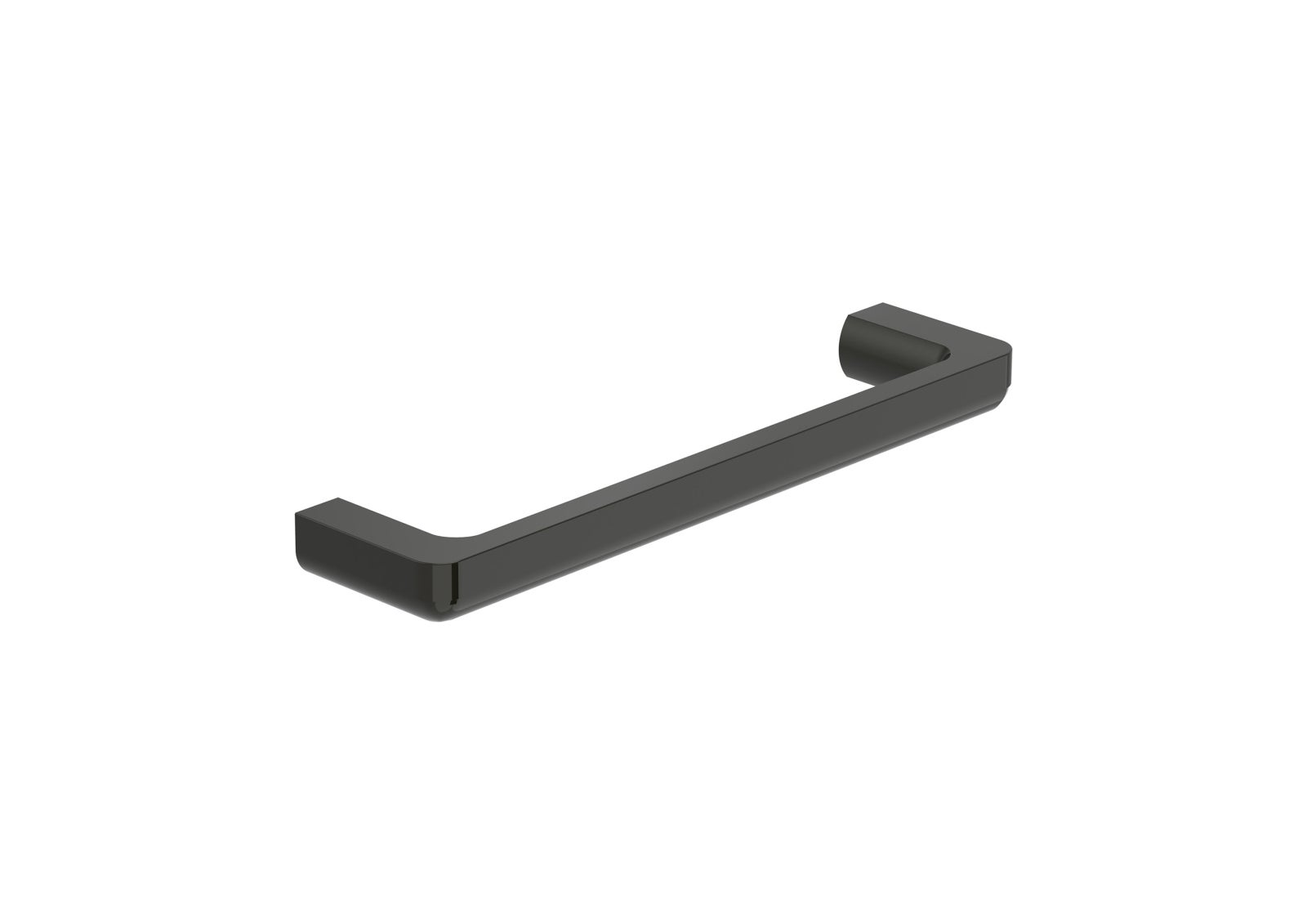 Bara prosop Roca A817039CN0, Tempo, tip instalare pe perete, numar orificii instalare 2, elemente fixare ascunse, negru