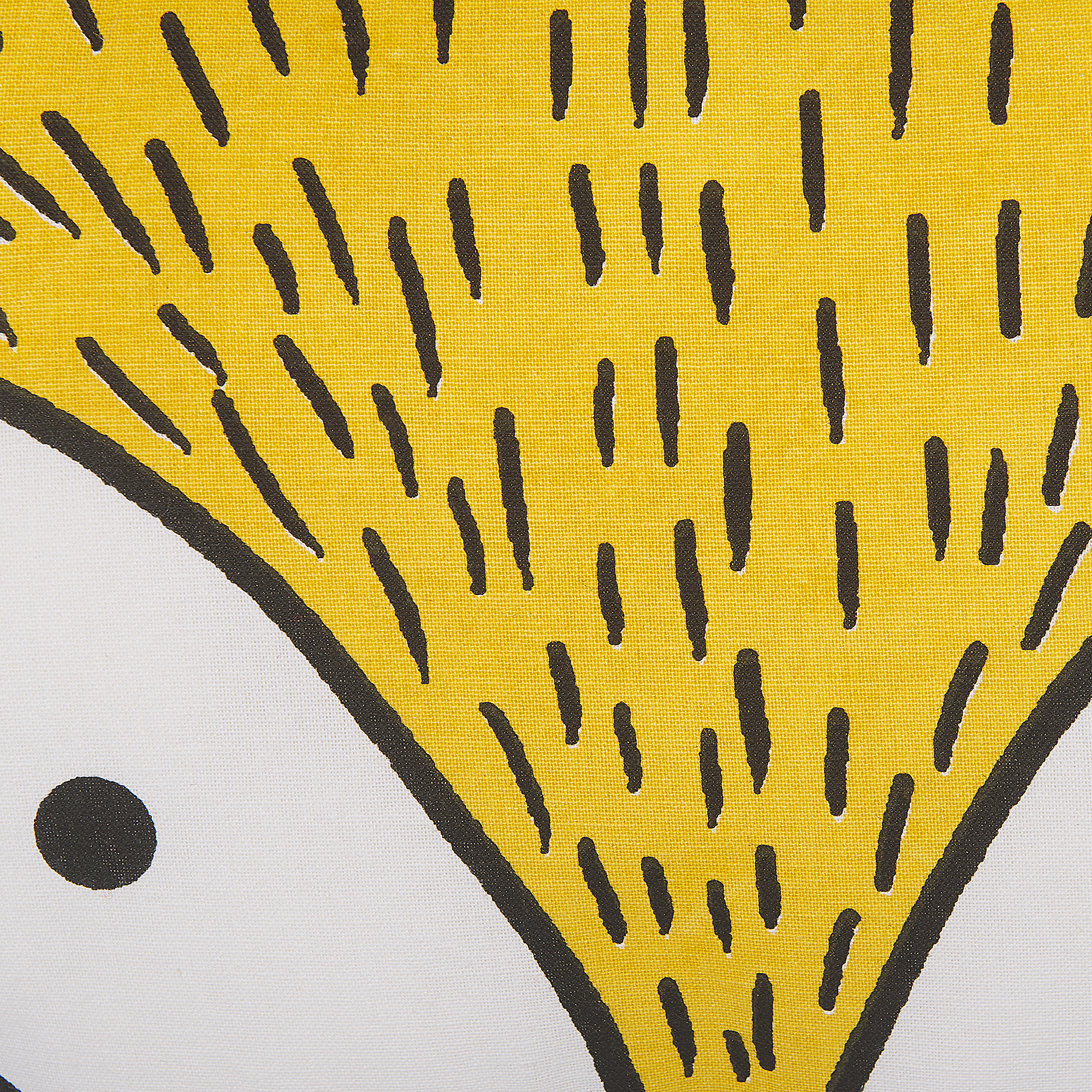 Set di 2 cuscini con stampa di volpe 50 x 40 cm giallo VADODARA - 6