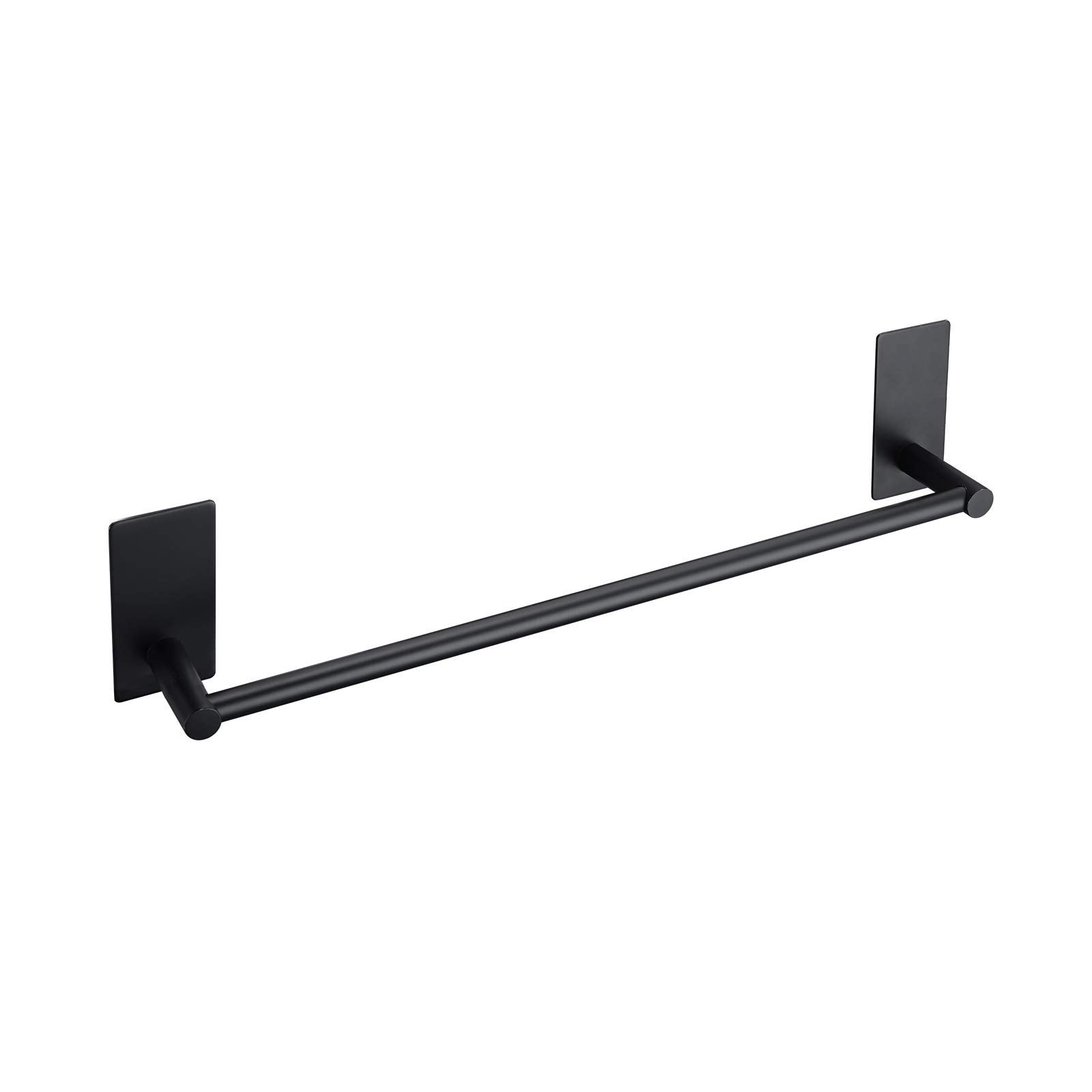 BENLP Porta Asciugamani da Parete Nero con Cinque Ganci, Porta Asciugamani da Bagno in Alluminio Pieghevole Stile 50 cm / 60 cm Hello