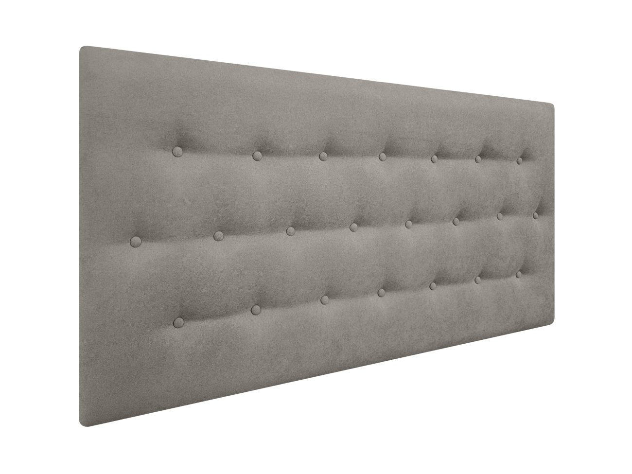 DecorQUALITY Cabecero de cama 150 PARIS Cabezal tapizado tejido antimanchas Gris 150x70 cm - 2