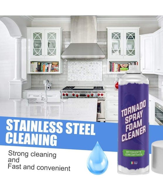 Detergente Schiuma Magica Per Auto - Multiuso, Senza Risciacquo, Per Interni Auto, Cucina E Bagno - Foto 5