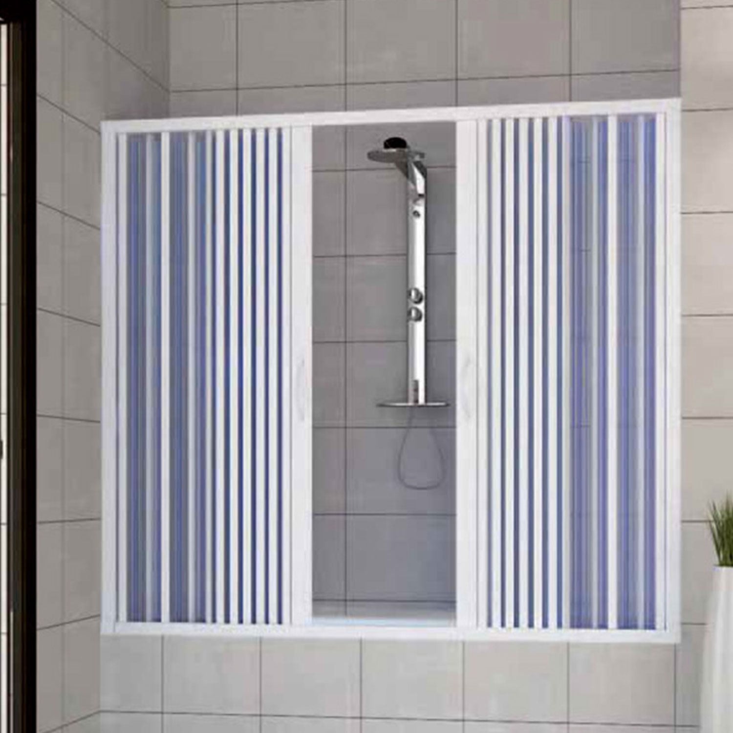 Box Suspendu Mural Nina, 2 Portes, 150 Cm, Ouverture Centrale, Neuf