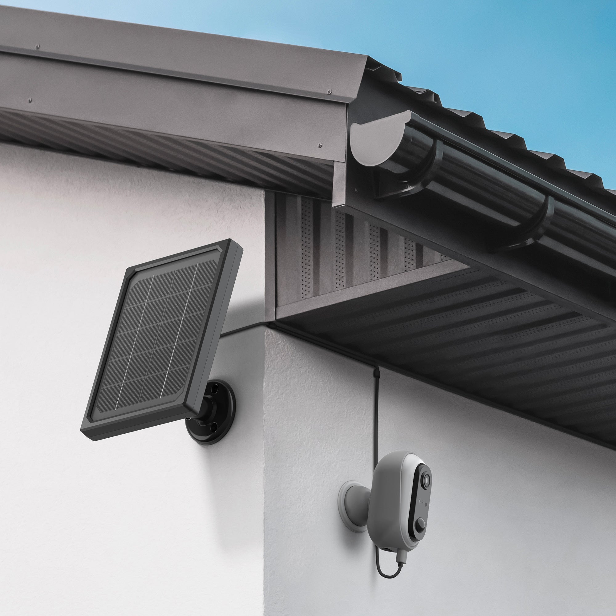 Kit Allarme connesso + telecamera motorizzata connessa +telecamera solare +lampadina RGB E27 connessa - 6