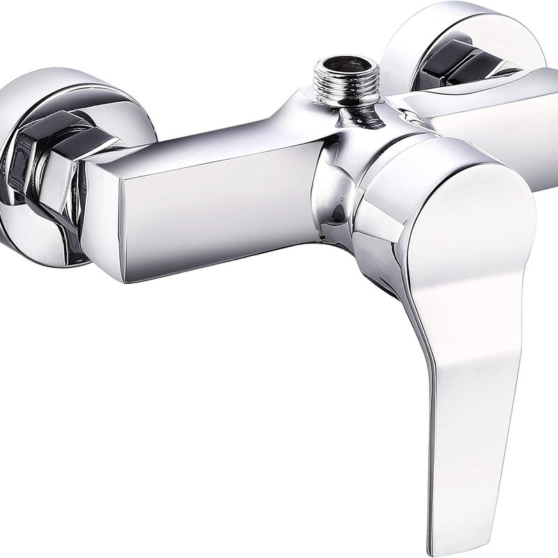 Bateria natryskowa z mosiądzu chromowanego - Bateria jednouchwytowa