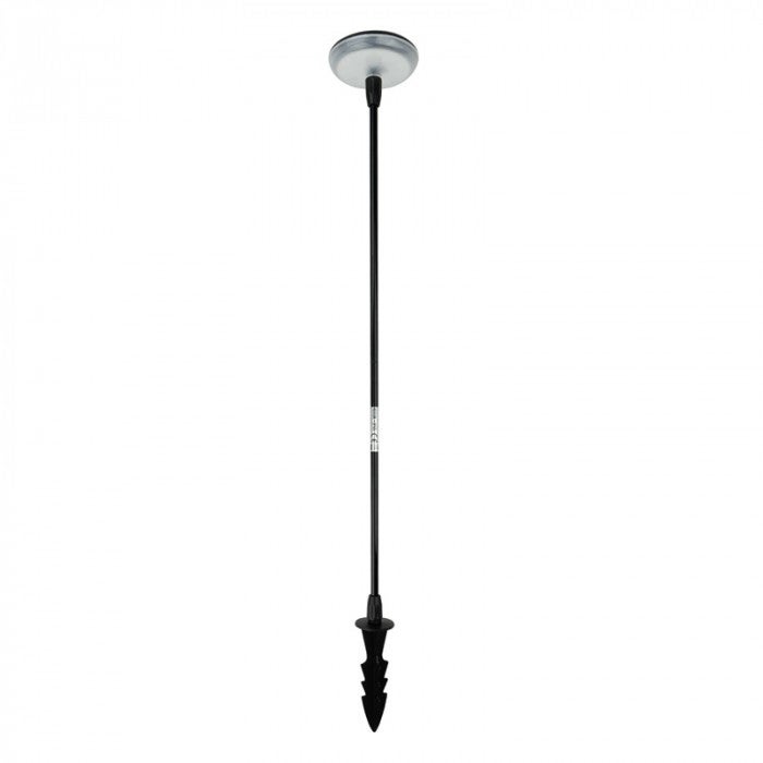 Lampa gruntowa wbijana solarna Wbijane Solarne czarno-biała LED 4000K 25lm wym: 78 x 9,7 x 9,7 cm tworzywo sztuczne Ecolight