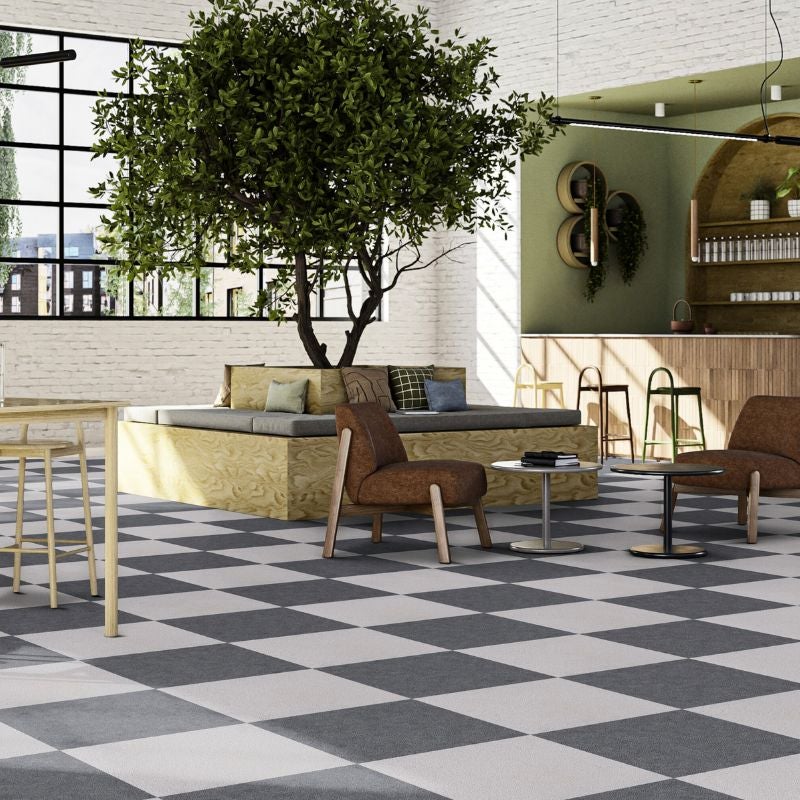 Arquiservi - Moqueta en loseta Capuleto Gris Claro 50x50 (5M2) |Alta Resistencia, Antiestática, Fácil Instalación y Diseño para Oficinas y Hogar - 4