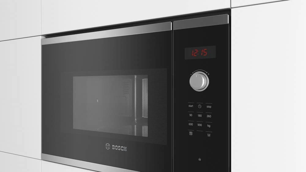 Four à micro-ondes encastrable Bosch Serie 4 BFL553MS0 Micro-ondes combiné 25 L 900 W Noir, Acier inoxydable - 8