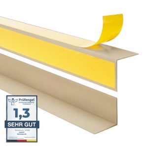 Profilo Angolare PVC 50x50mm - Autoadesivo Per Protezione Muri E Bordi - Foto 2
