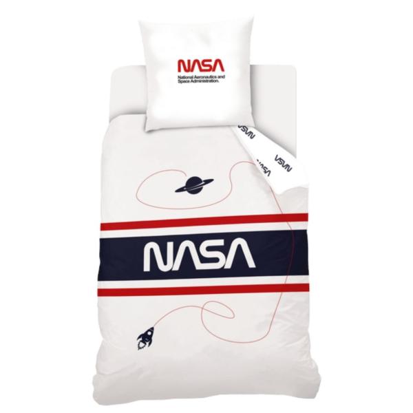 Housse de couette Nasa Ultimate Saturn, Blanc, Enfant, 140x200cm, 1 personne, 100% Coton