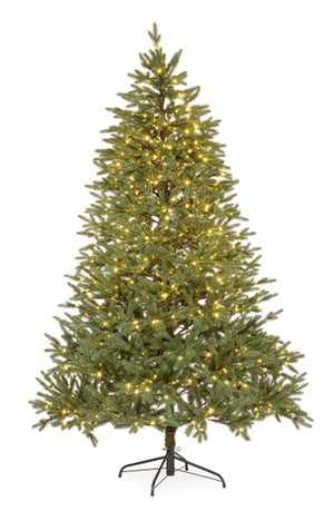 Albero di Natale Artificiale 180 cm Giulia Grillo – Real Touch PE/PVC, 1700 Rami Folti, Apertura ad Ombrello, Verde Naturale, Premium
