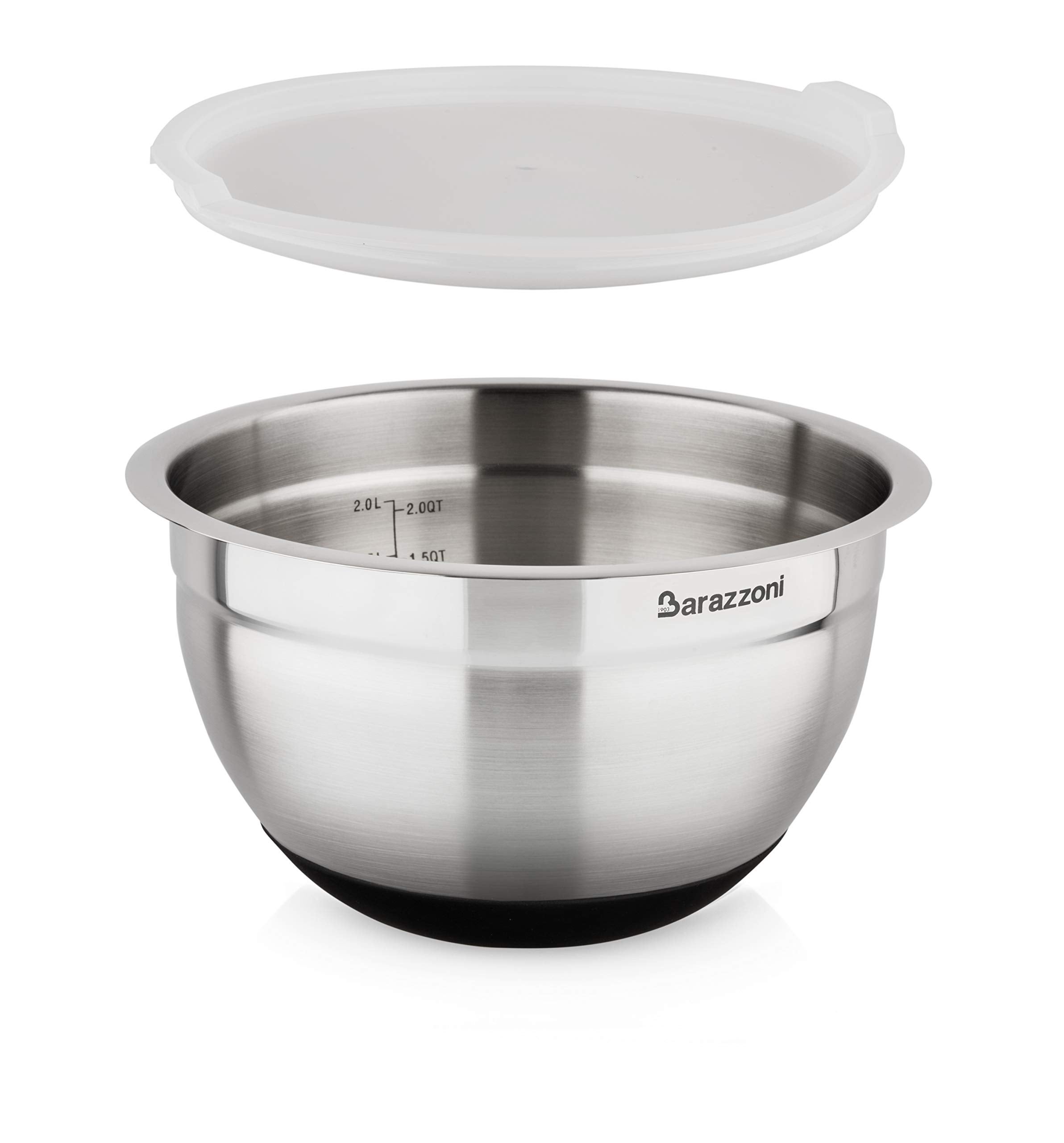 Cuisine Vapeur Barazzoni VaporSet – Casserole 20 Cm + Panier, Acier Inox 18/10, Induction (Italie)