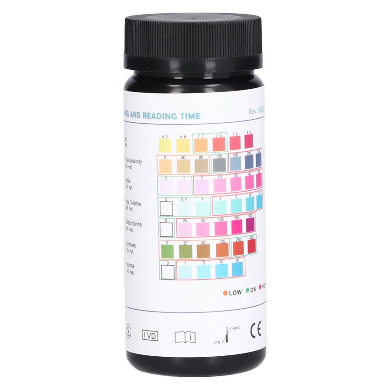 Bandelettes de test eau 7 en 1, multifonctionnelles, pour piscine et aquarium (50 pcs) - 5