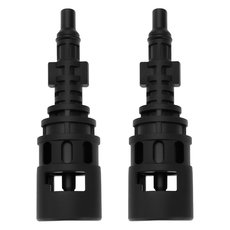 Adapter konwertujący do myjek wysokociśnieniowych, 2 sztuki, kompatybilny z Karcherem, pasuje do 124 x 24,5 mm, czarny